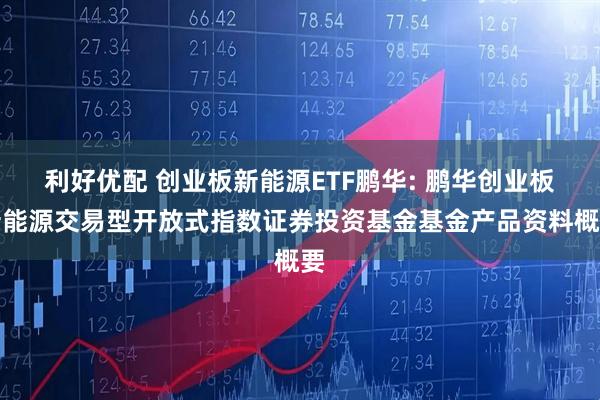 利好优配 创业板新能源ETF鹏华: 鹏华创业板新能源交易型开放式指数证券投资基金基金产品资料概要