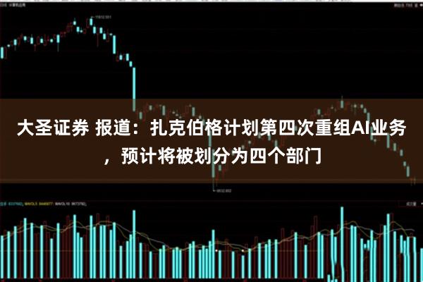 大圣证券 报道：扎克伯格计划第四次重组AI业务，预计将被划分为四个部门