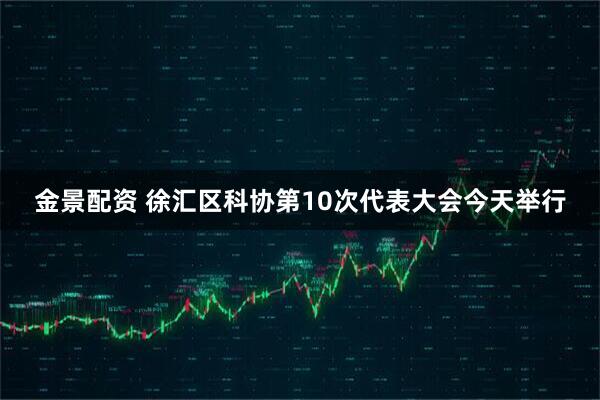 金景配资 徐汇区科协第10次代表大会今天举行
